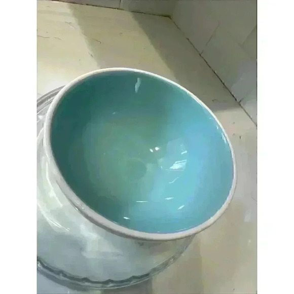 Rae Dunn 'Sleepy' Bowl White With Black Lettering And Light Blue Inside. - Picture 8 of 10